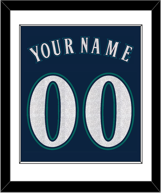 Seattle Name & Number - Alternate Road Navy - Essential Tier 1