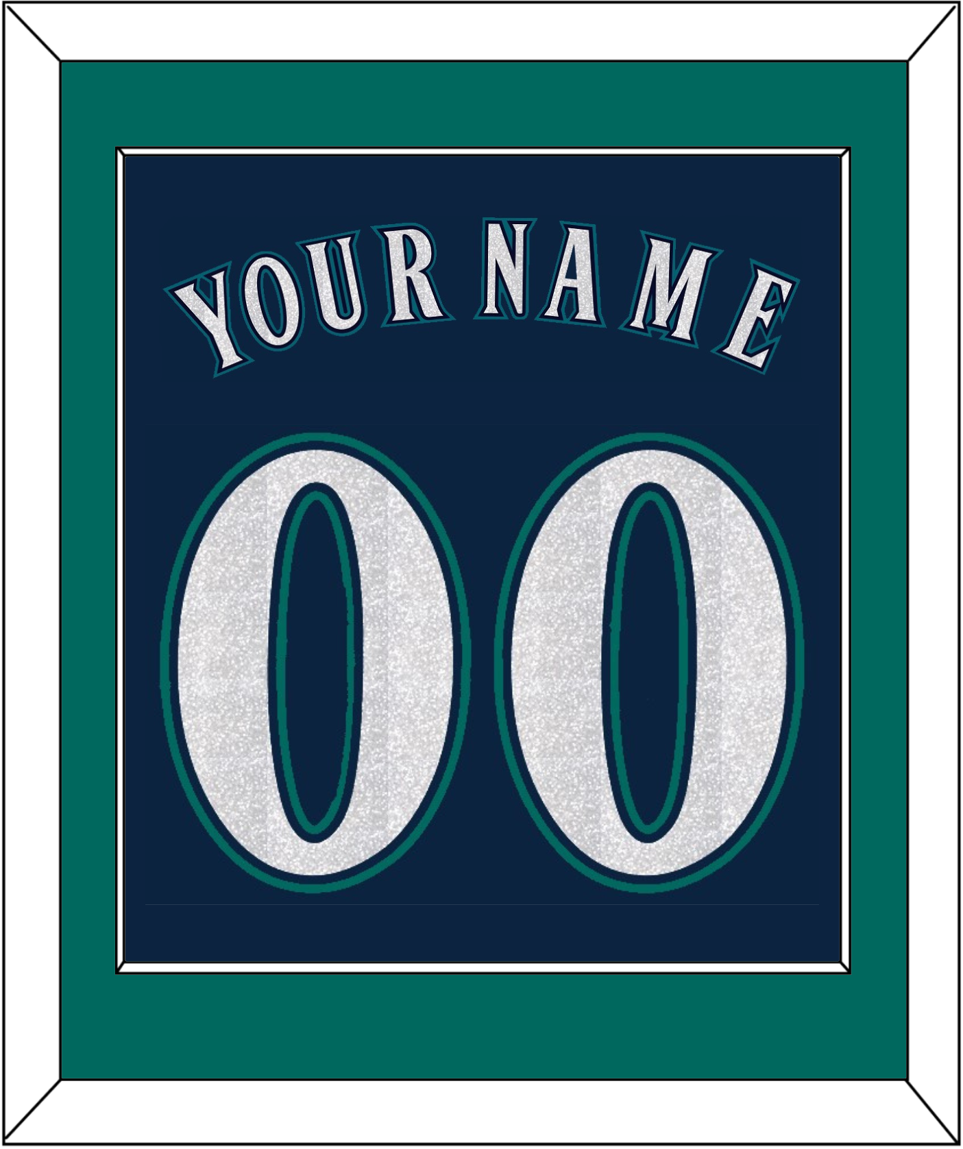 Seattle Name & Number - Alternate Road Navy - Essential Tier 2
