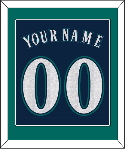 Seattle Name & Number - Alternate Road Navy - Essential Tier 2