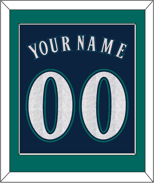 Seattle Name & Number - Alternate Road Navy - Essential Tier 2