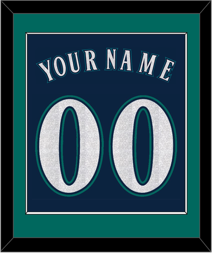 Seattle Name & Number - Alternate Road Navy - Essential Tier 2