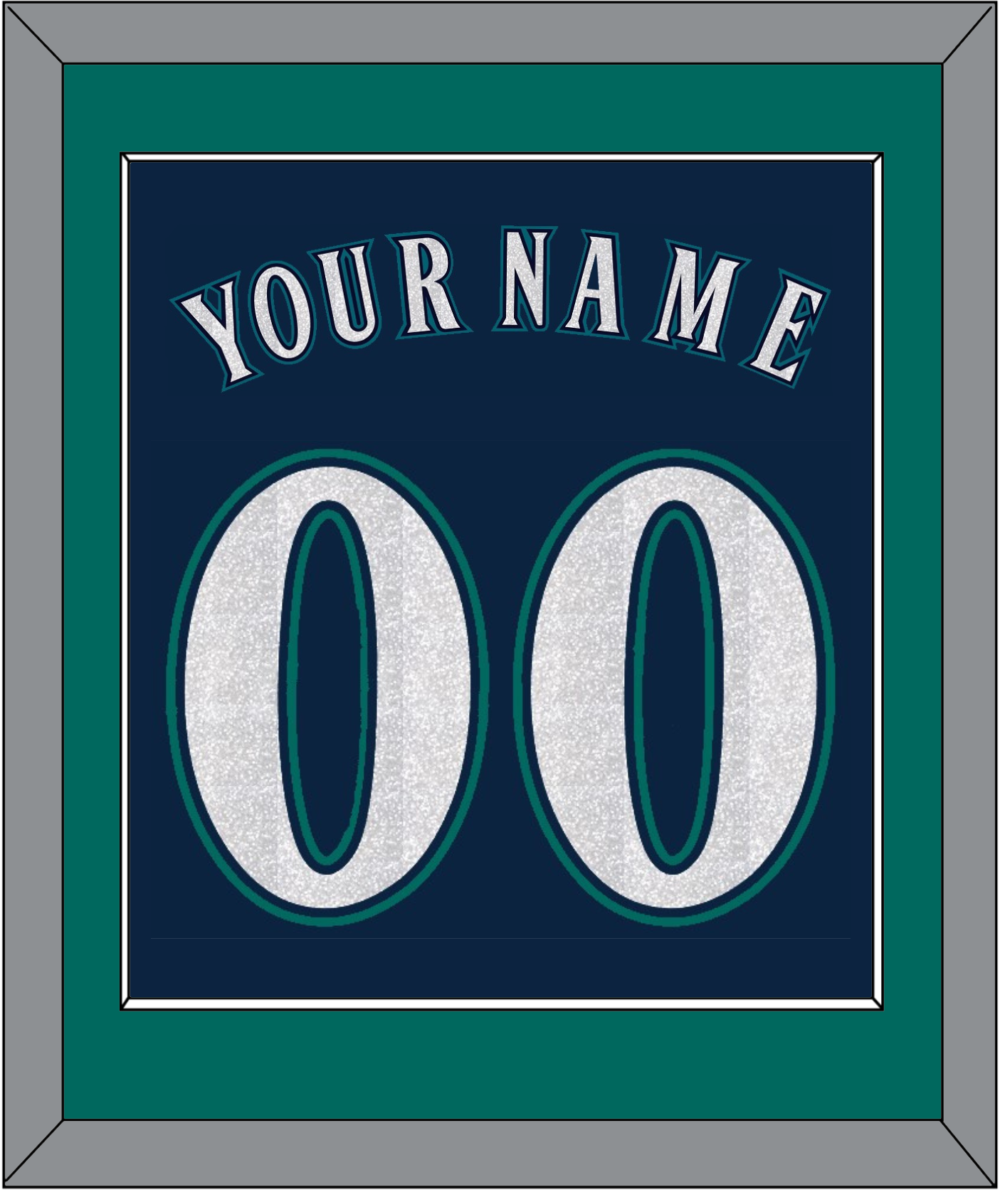 Seattle Name & Number - Alternate Road Navy - Essential Tier 2