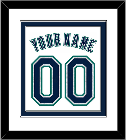 Seattle Name & Number - Home White - Signature Tier 1
