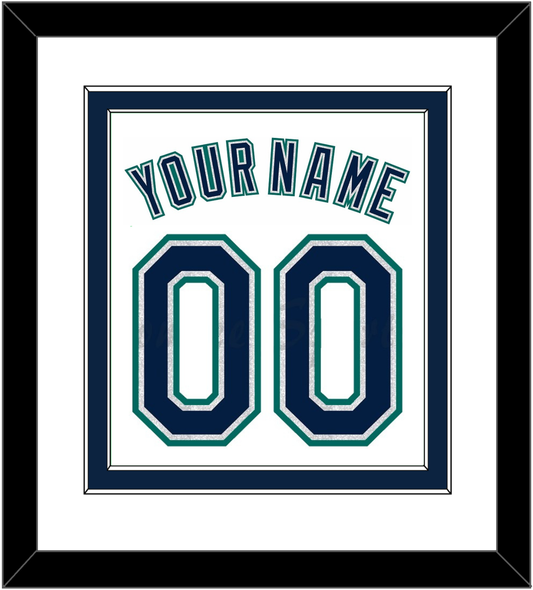 Seattle Name & Number - Home White - Signature Tier 1