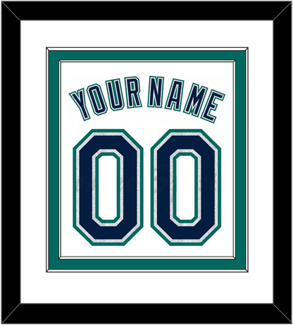 Seattle Name & Number - Home White - Signature Tier 2