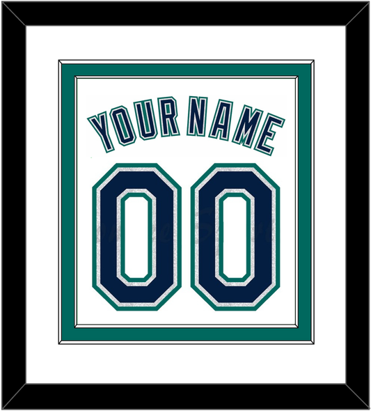 Seattle Name & Number - Home White - Signature Tier 2