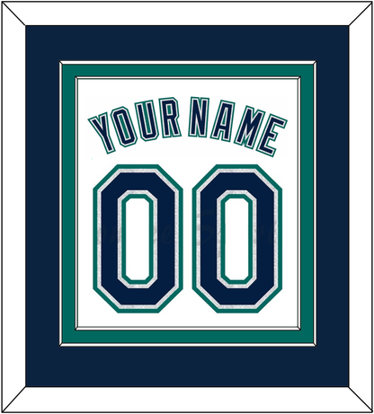 Seattle Name & Number - Home White - Signature Tier 3