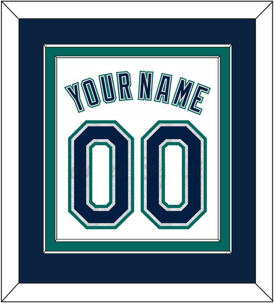 Seattle Name & Number - Home White - Signature Tier 3