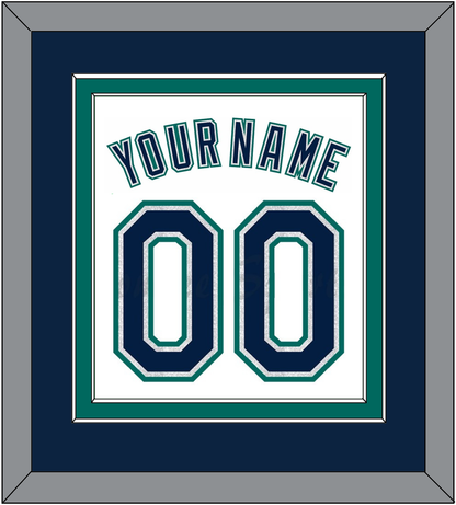 Seattle Name & Number - Home White - Signature Tier 3