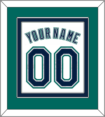 Seattle Name & Number - Home White - Signature Tier 4