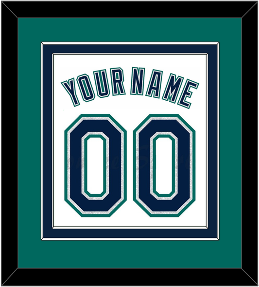 Seattle Name & Number - Home White - Signature Tier 4