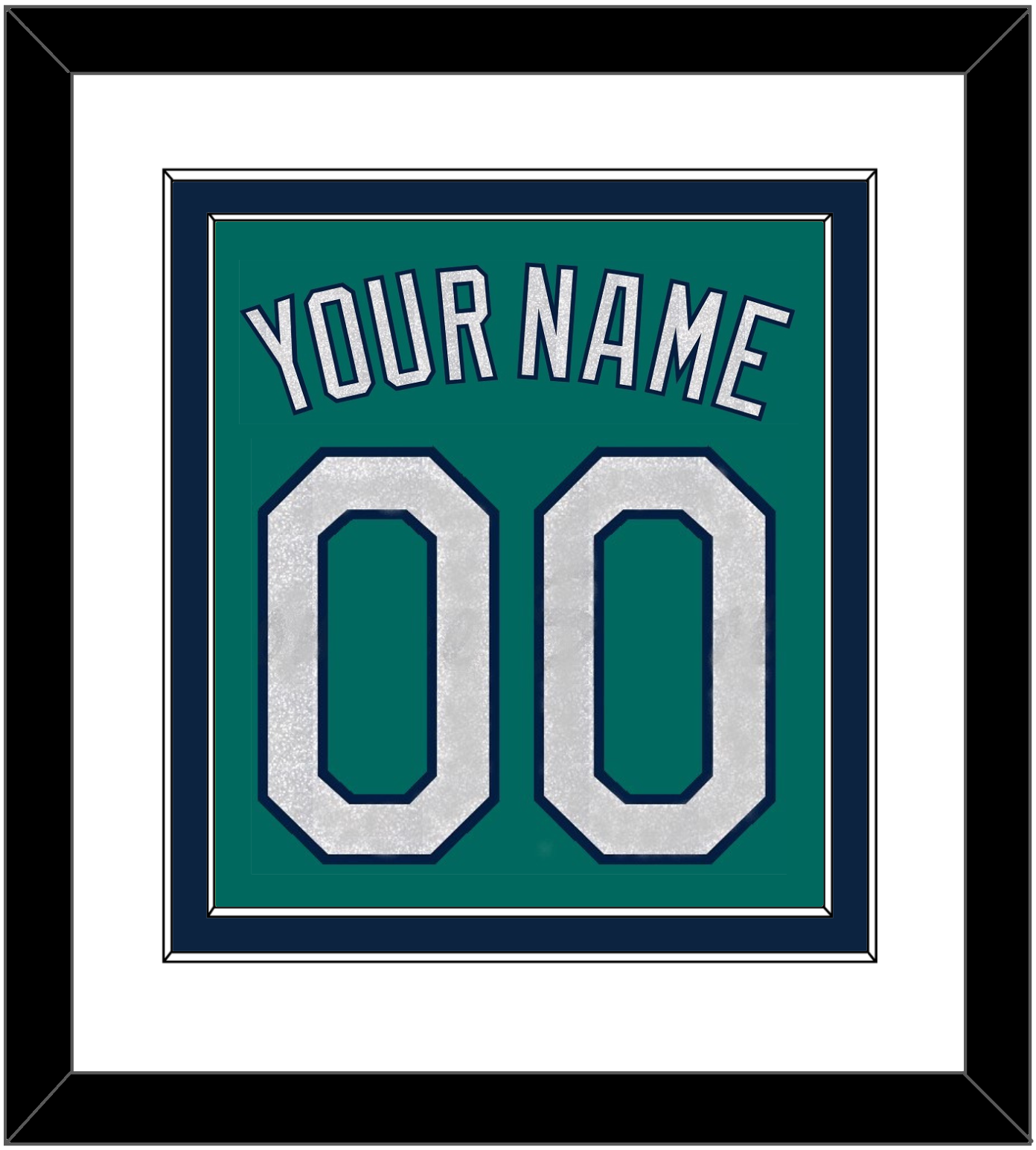 Seattle Name & Number - Alternate Home Green - Signature Tier 1