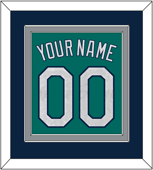Seattle Name & Number - Alternate Home Green - Signature Tier 2