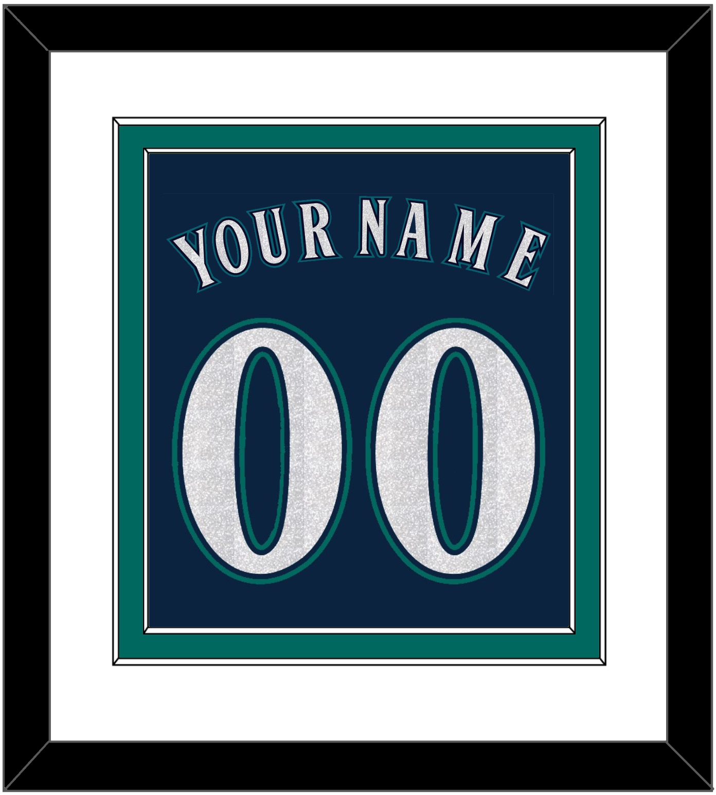 Seattle Name & Number - Alternate Road Navy - Signature Tier 1