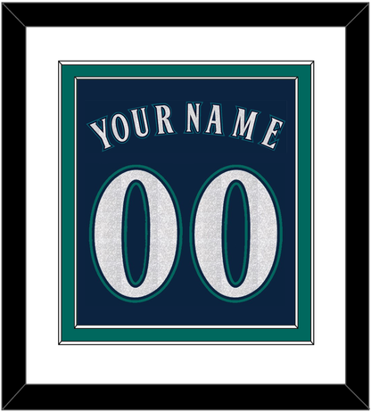 Seattle Name & Number - Alternate Road Navy - Signature Tier 1