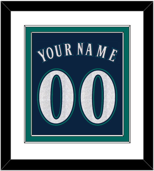 Seattle Name & Number - Alternate Road Navy - Signature Tier 1
