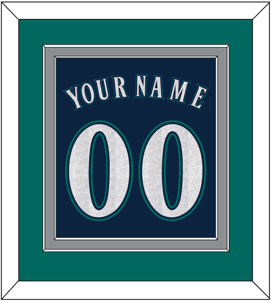 Seattle Name & Number - Alternate Road Navy - Signature Tier 2