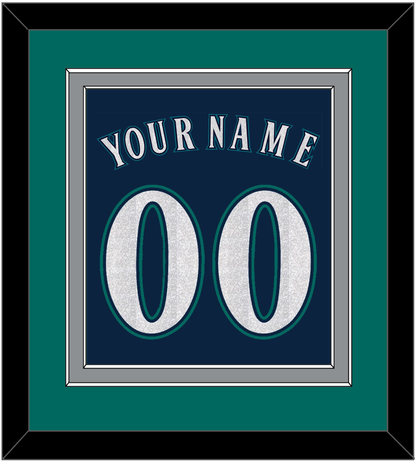 Seattle Name & Number - Alternate Road Navy - Signature Tier 2