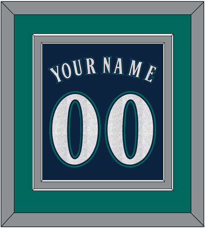 Seattle Name & Number - Alternate Road Navy - Signature Tier 2