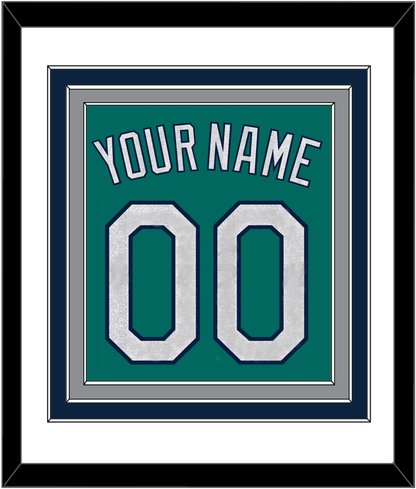 Seattle Name & Number - Alternate Home Green - Premier Tier 1
