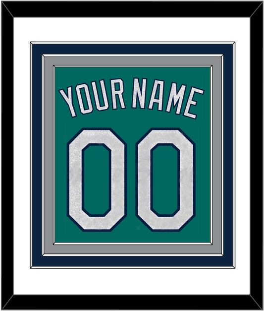 Seattle Name & Number - Alternate Home Green - Premier Tier 1