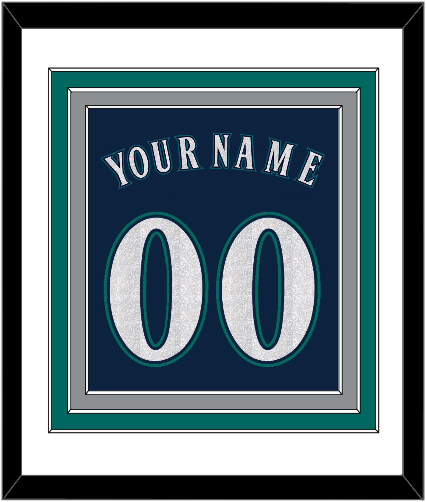 Seattle Name & Number - Alternate Road Navy - Premier Tier 1