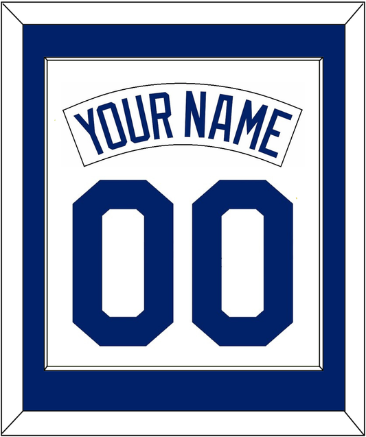 Seattle Nameplate & Number Combined - Home White (1987-1992) - Essential Tier 1