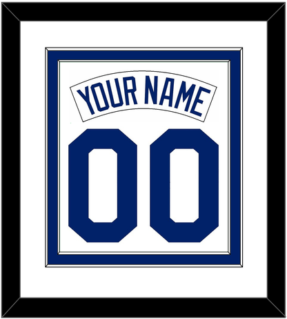 Seattle Nameplate & Number Combined - Home White (1987-1992) - Signature Tier 1