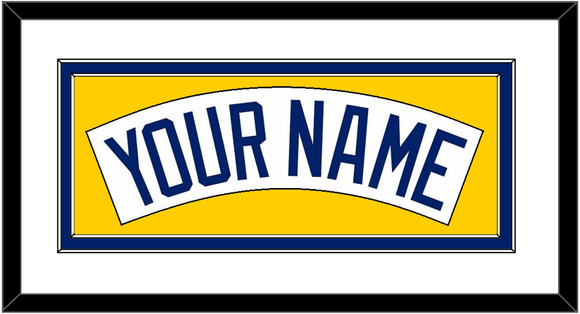 Seattle Nameplate - Home White (1987-1992) - Double Mat 2