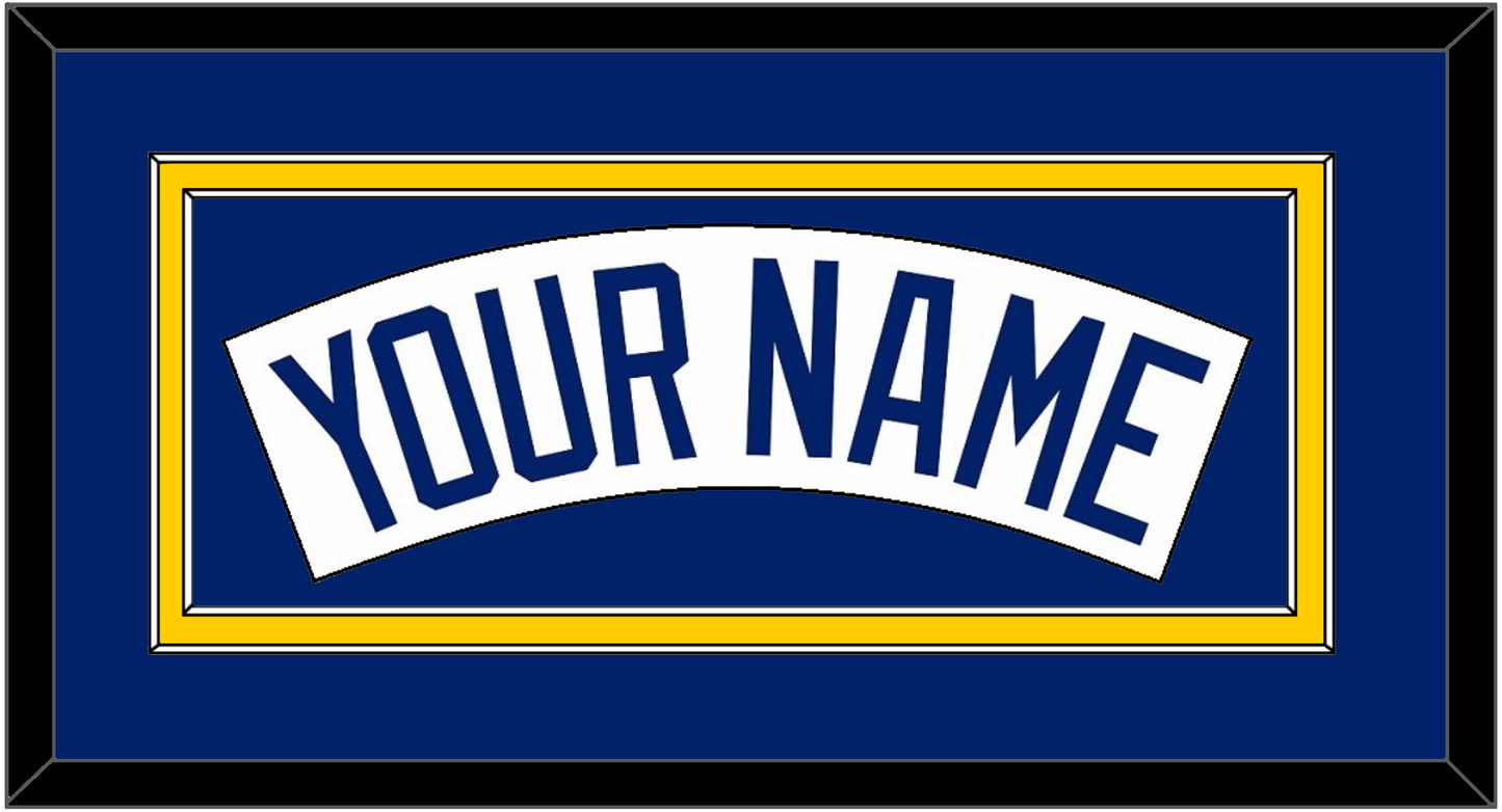 Seattle Nameplate - Home White (1987-1992) - Signature Tier 3