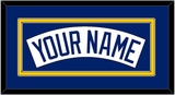 Seattle Nameplate - Home White (1987-1992) - Double Mat 3