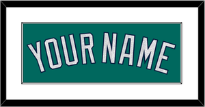 Seattle Name - Alternate Home Green - Single Mat 1