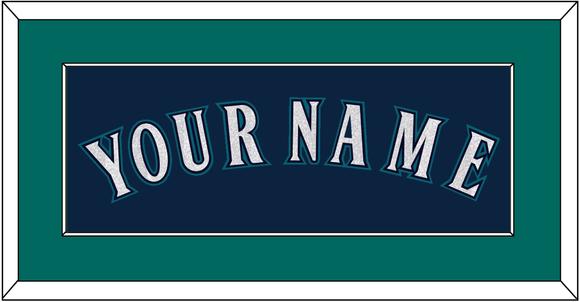 Seattle Name - Alternate Road Navy - Single Mat 2