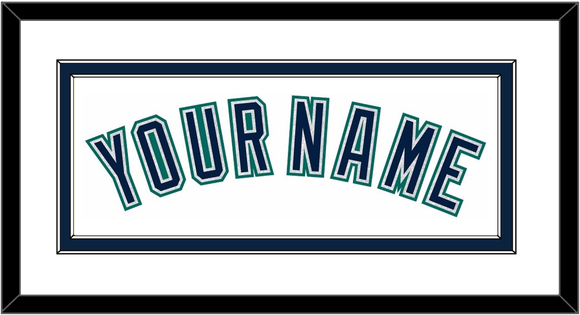 Seattle Name - Home White - Double Mat 1