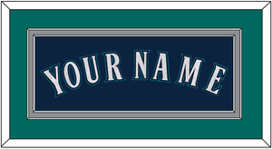 Seattle Name - Alternate Road Navy - Double Mat 2