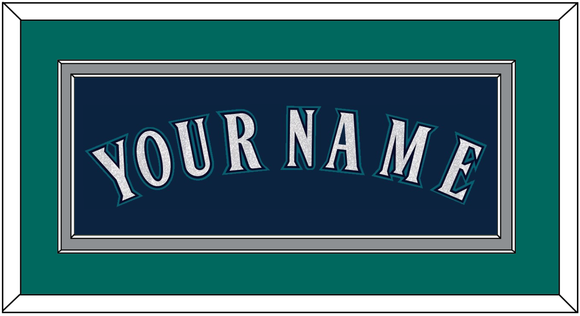 Seattle Name - Alternate Road Navy - Double Mat 2