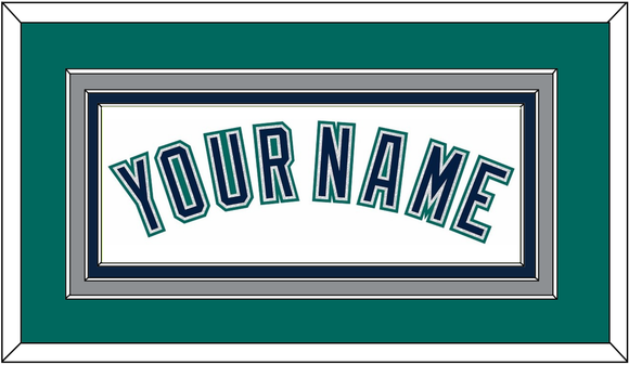 Seattle Name - Home White - Triple Mat 3