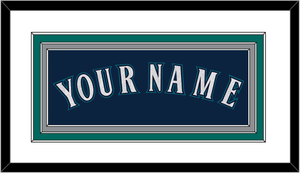 Seattle Name - Alternate Road Navy - Triple Mat 1