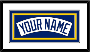 Seattle Nameplate - Home White (1987-1992) - Triple Mat 1