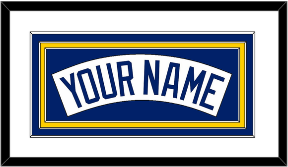 Seattle Nameplate - Home White (1987-1992) - Triple Mat 1