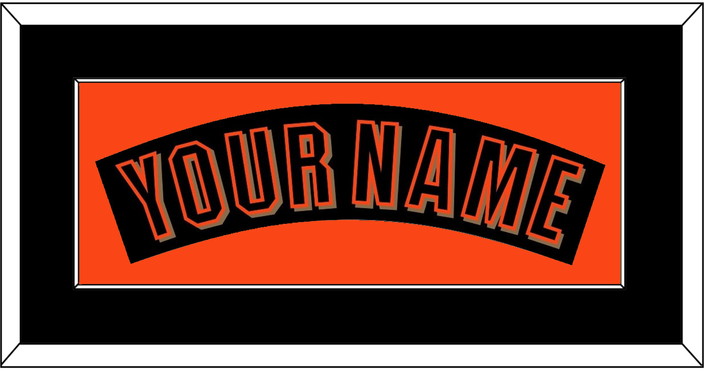 San Francisco Nameplate - Alternate Black (2001-2002) - Essential Tier 2