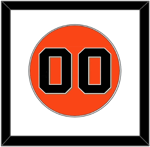 San Francisco Number - Alternate Orange - Single Mat 1