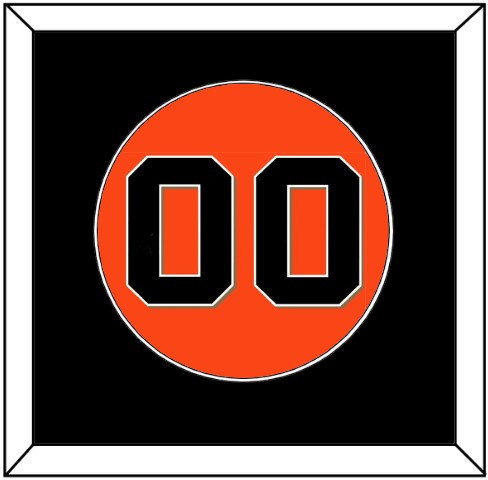 San Francisco Number - Alternate Orange - Single Mat 2