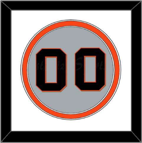 San Francisco Number - Road Gray - Signature Tier 1