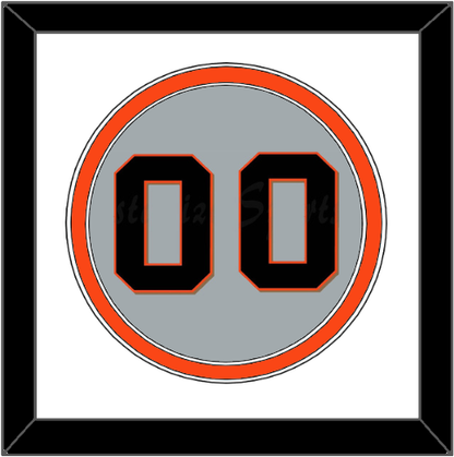 San Francisco Number - Road Gray - Signature Tier 1