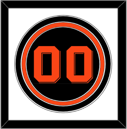 San Francisco Number - Alternate Black (2017-2020) - Premier Tier 1