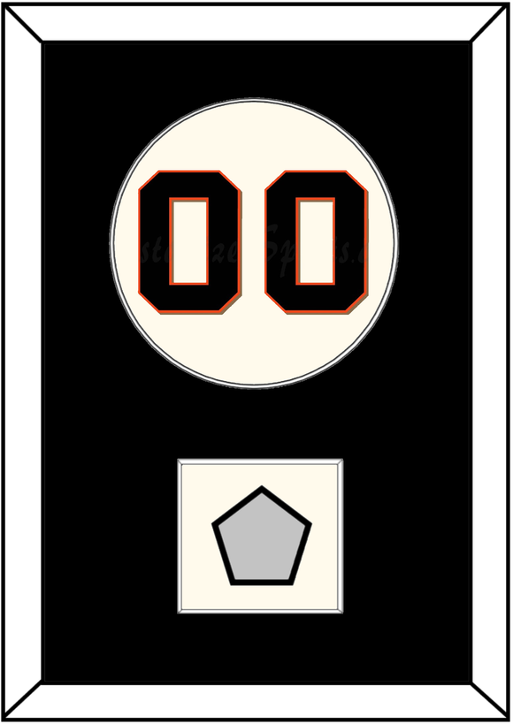 San Francisco Number & World Series Jersey Patch - Home Cream (2000-2021) - Single Mat 2