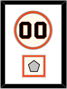 San Francisco Number & World Series Champions Patch - Home Cream (2000-2021) - Double Mat 1