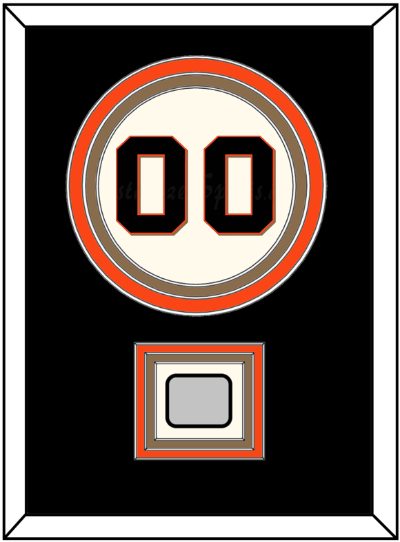 San Francisco Number & World Series Jersey Patch - Home Cream (2000-2021) - Triple Mat 3