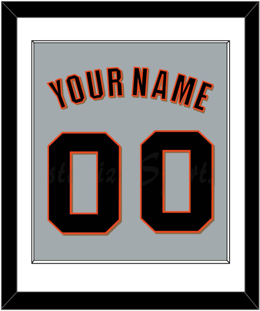 San Francisco Name & Number - Road Gray (2010-2021) - Essential Tier 1